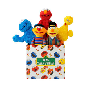 Kaws x Uniqlo x Sesame Street Plush Toy Set, Collectibles- dollarflexclub