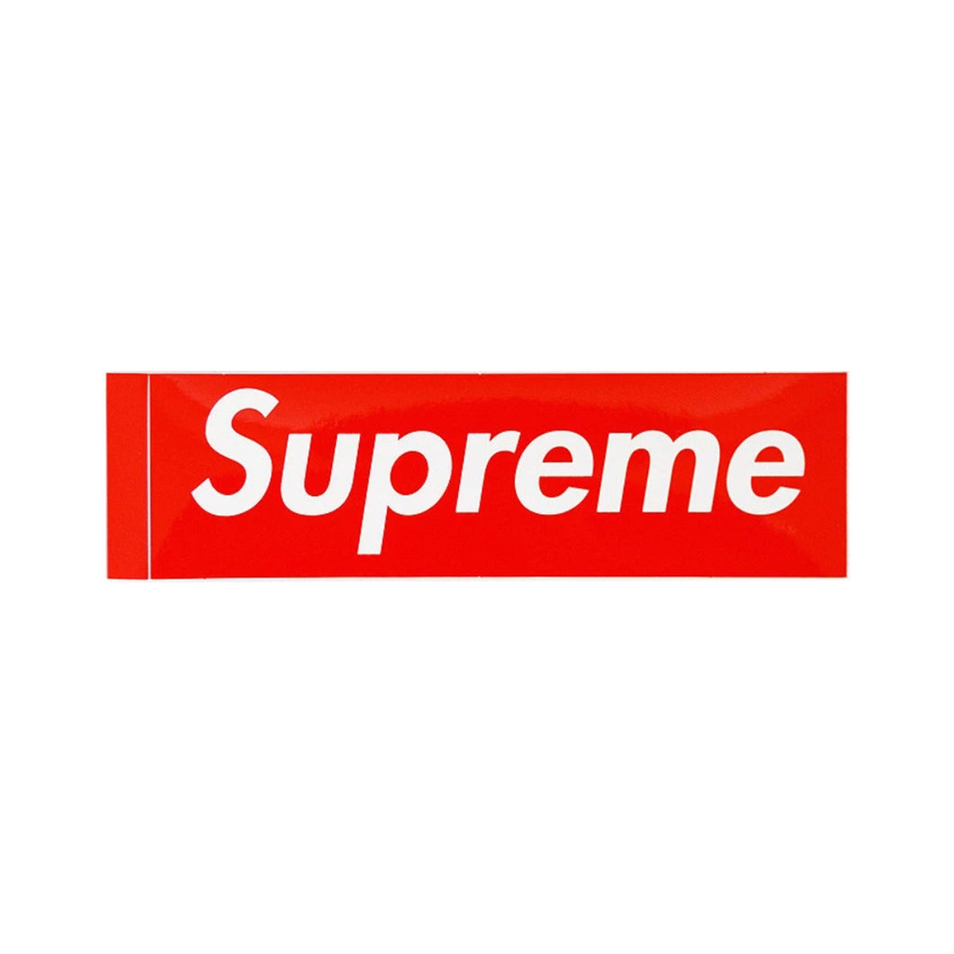Supreme Box Logo Sticker -Red, Sticker- dollarflexclub