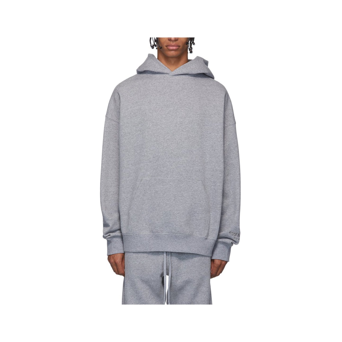 Fear of God Essentials Hoodie Reflective -Grey, Clothing- dollarflexclub