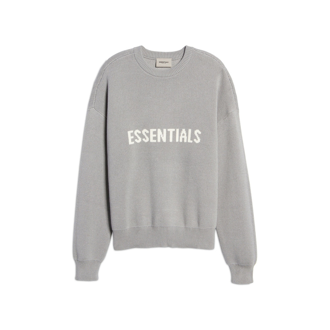 Fear of God Essentials Knit Sweater Cement/Pebble, Clothing- re:store-melbourne-Fear of God Essentials