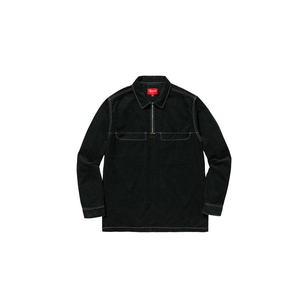 Supreme Corduroy Shirt Black, Clothing- dollarflexclub
