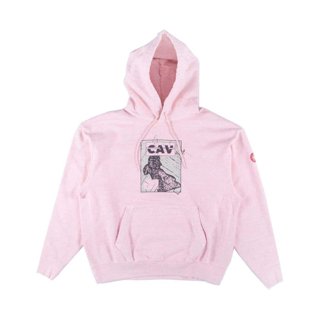Cav Empt Panel Heavy Hoodie-Pink, Clothing- dollarflexclub