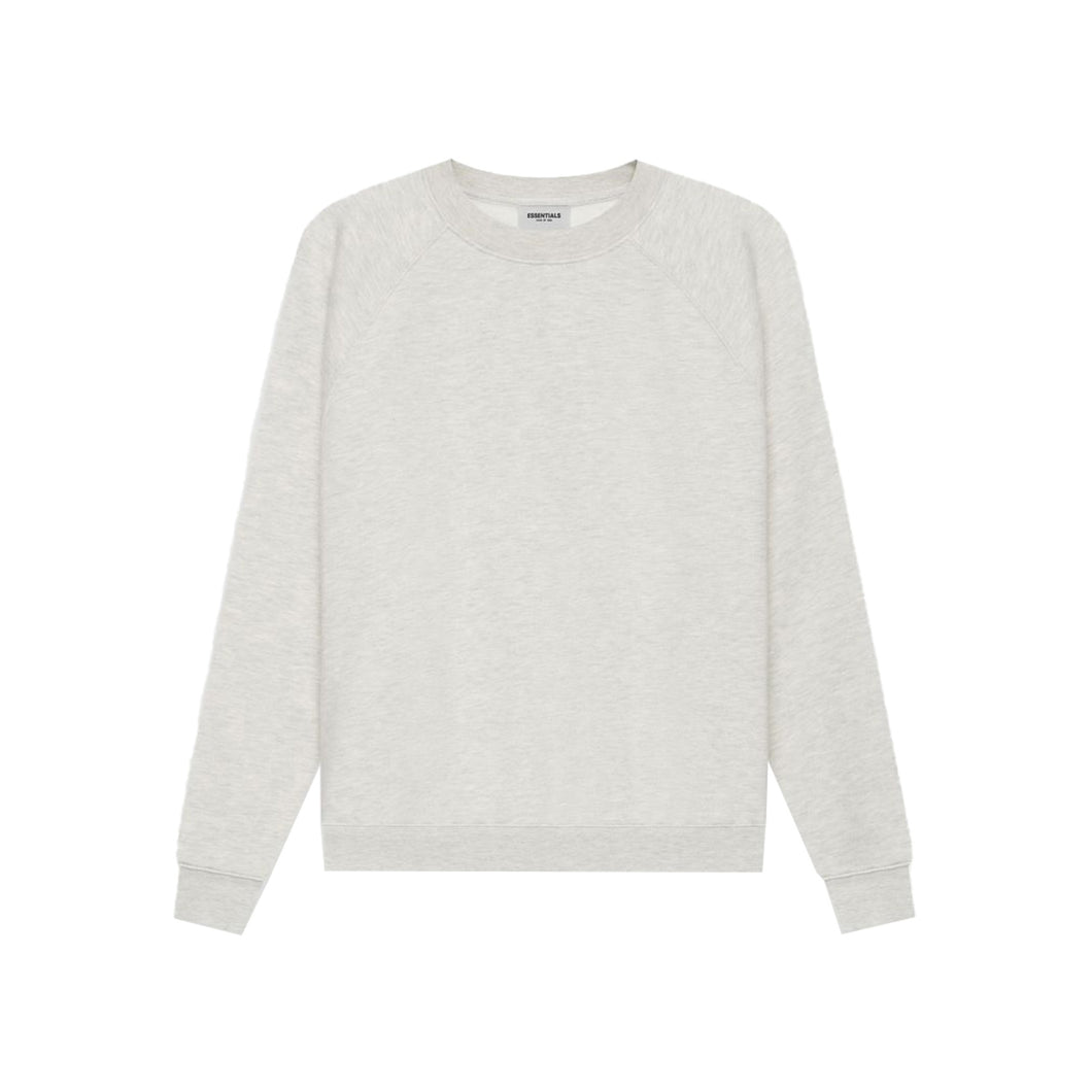 Fear of God Essentials Pullover Crewneck Light Heather Oatmeal SS21, Clothing- re:store-melbourne-Fear of God Essentials