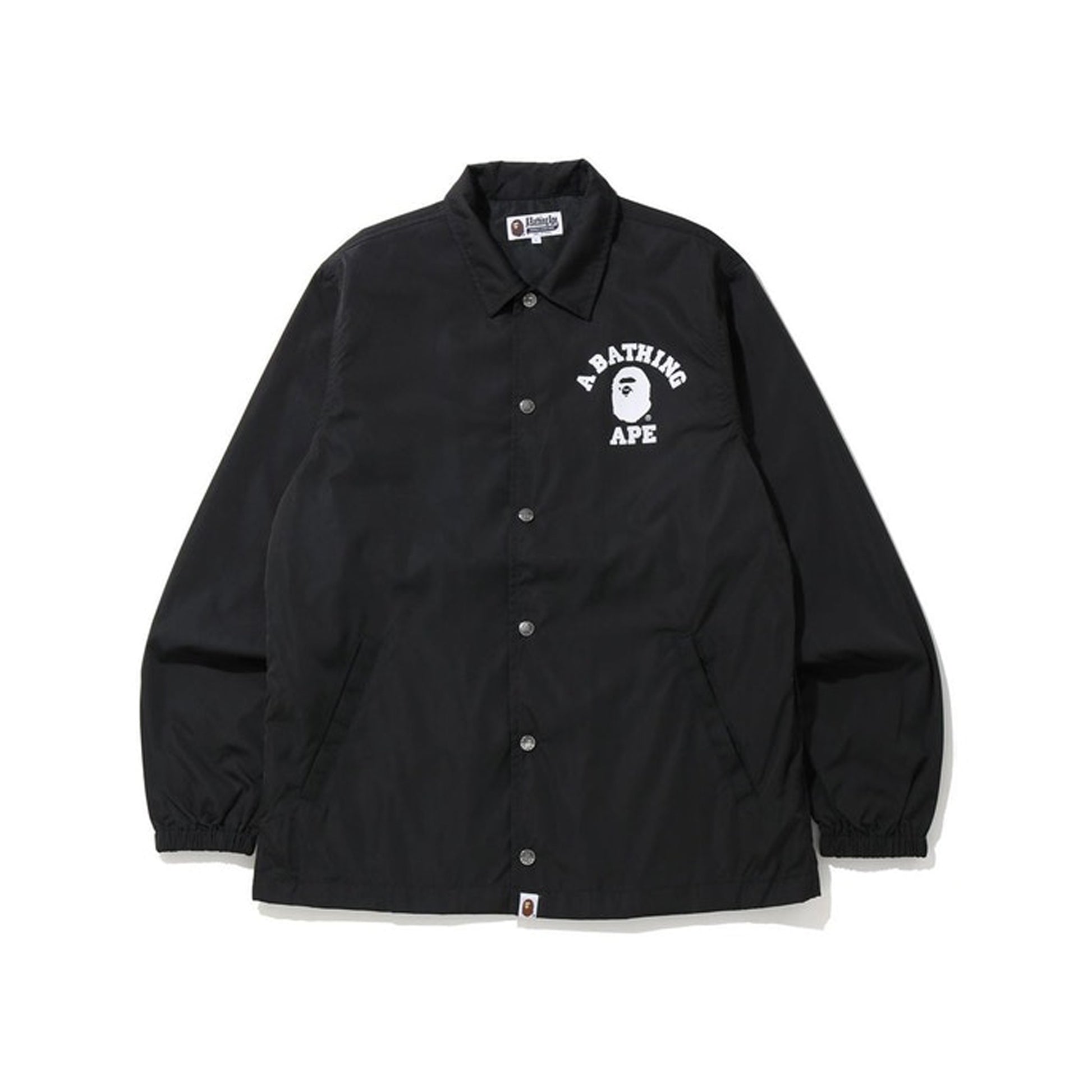 BAPE College Coach Jacket (FW20) Black, Clothing- re:store-melbourne-Bape