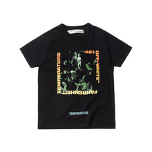 Load image into Gallery viewer, Off-White Gradient Caravaggio Tee -Black, Clothing- dollarflexclub

