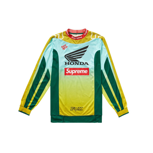 Supreme Honda Fox Racing Moto Jersey Top Moss, Clothing- dollarflexclub