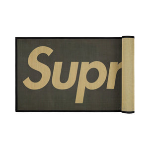 Supreme Woven Straw Mat Black, Collectibles- re:store-melbourne-Supreme