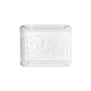 Supreme Debossed Glass Ashtray Clear, Accessories- re:store-melbourne-Supreme