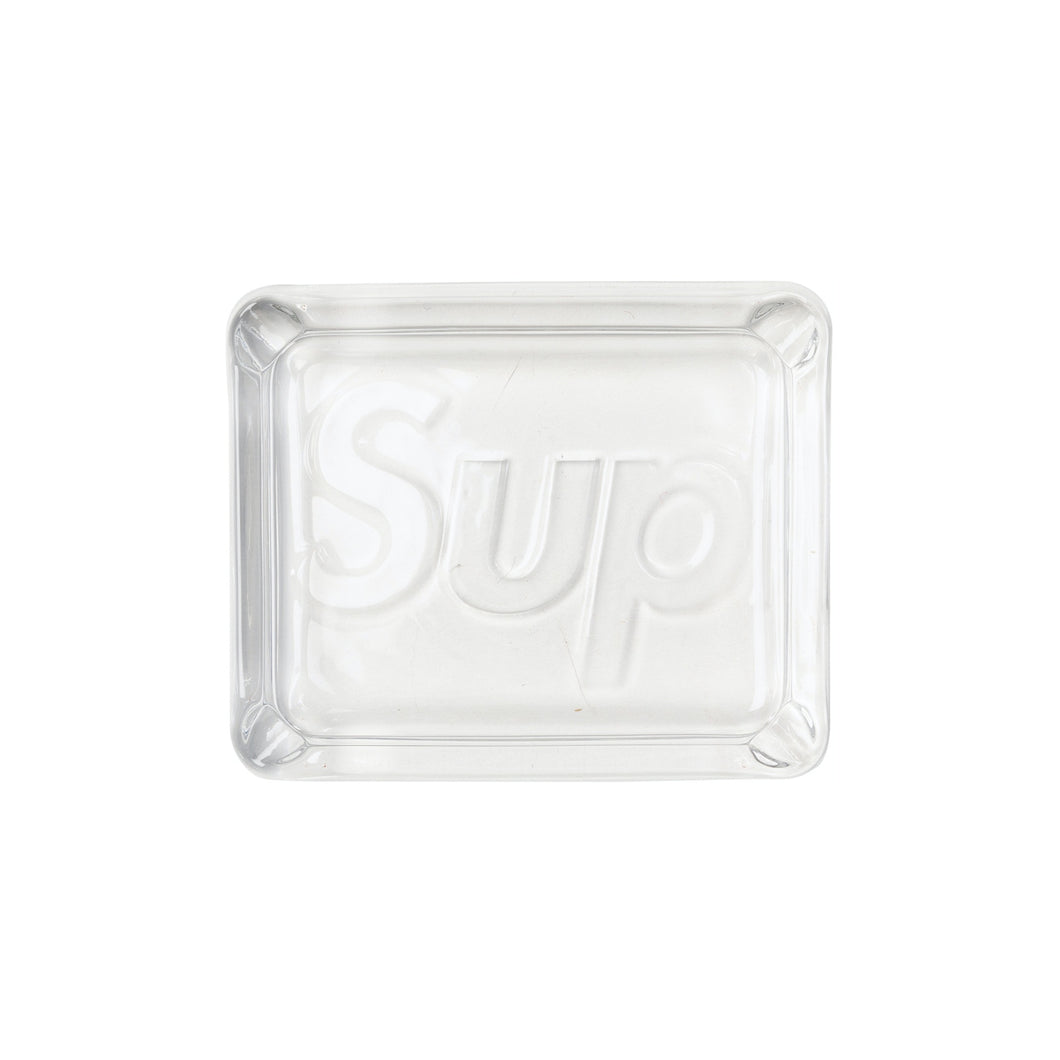 Supreme Debossed Glass Ashtray Clear, Accessories- re:store-melbourne-Supreme