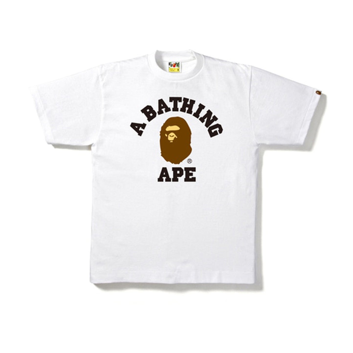 BAPE College Tee White, Clothing- re:store-melbourne-Bape