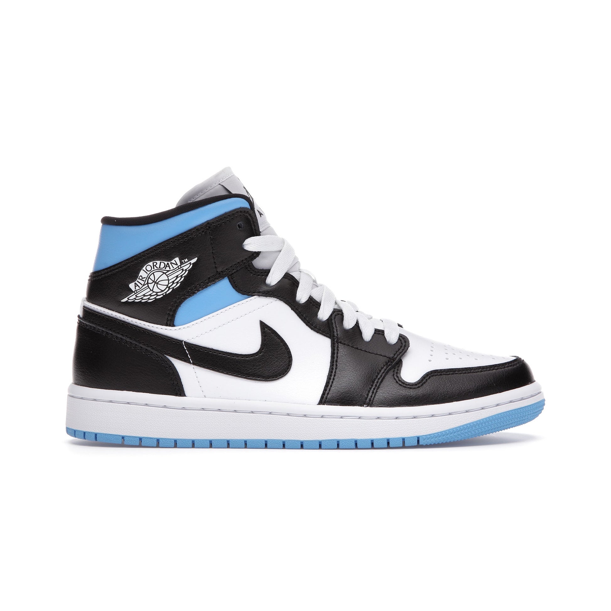 Jordan 1 Mid University Black White (W), Shoe- re:store-melbourne-Nike Jordan