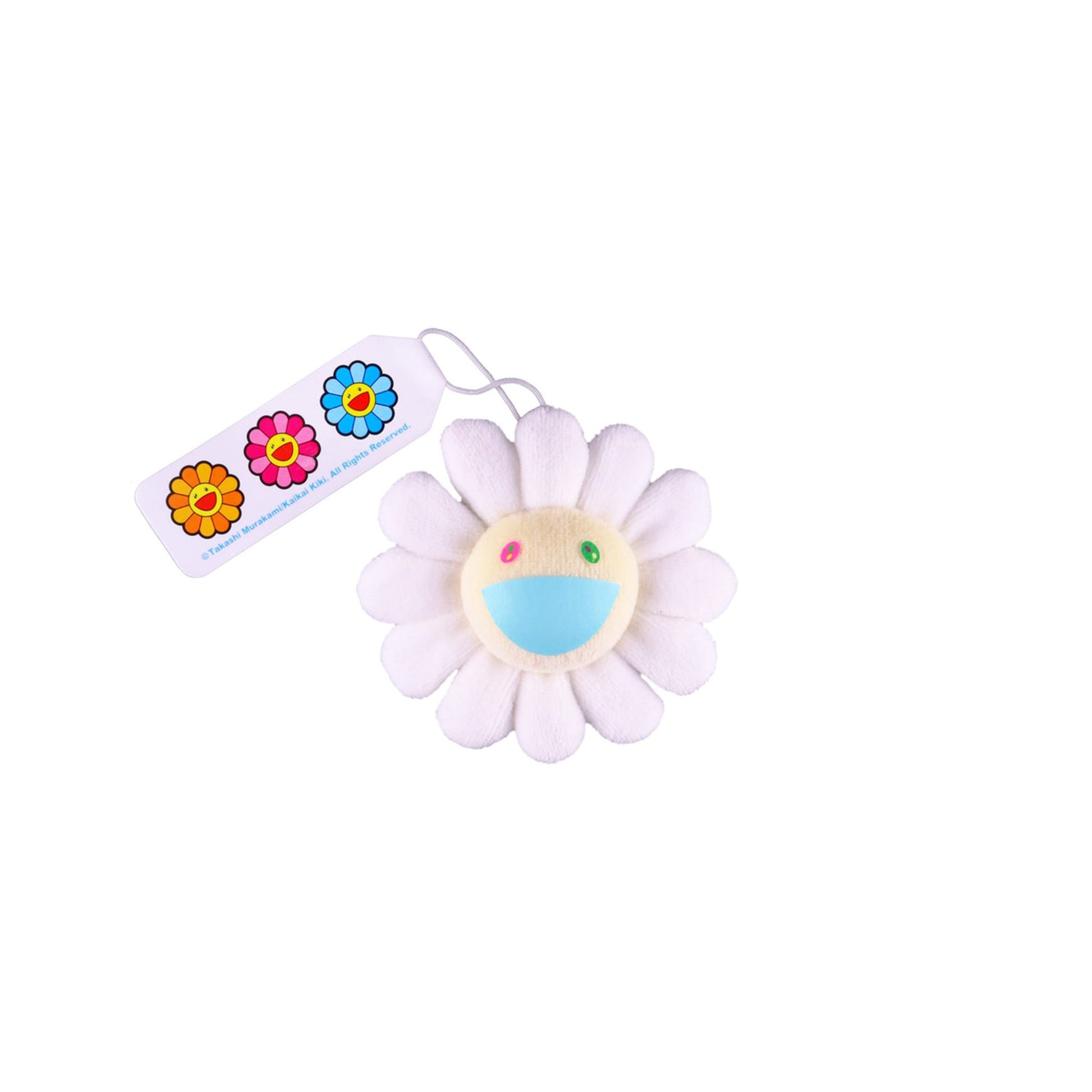 Takashi Murakami Flower Plush Pin White, Collectibles- re:store-melbourne-Murakami