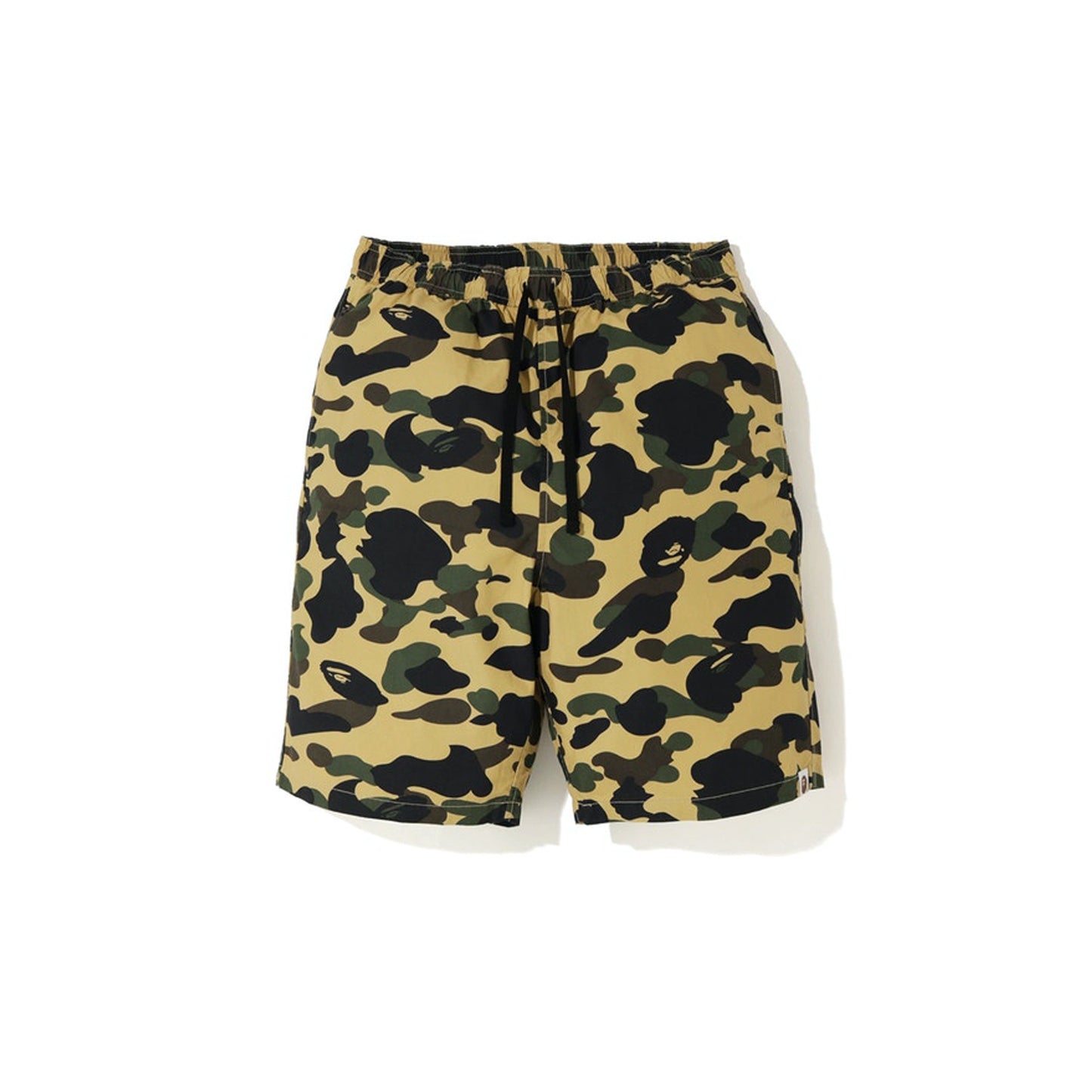 BAPE 1st Camo Drawstring Shorts Yellow, Clothing- re:store-melbourne-Bape