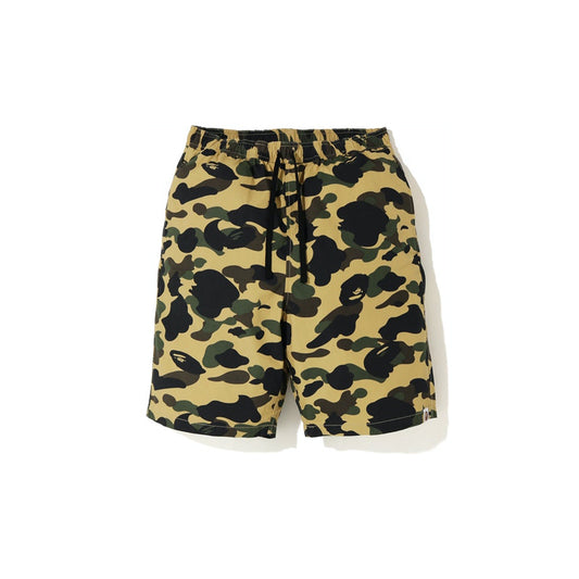 BAPE 1st Camo Drawstring Shorts Yellow, Clothing- re:store-melbourne-Bape