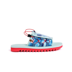 BAPE x Suicoke Sandals -Blue Camo, Shoe- dollarflexclub