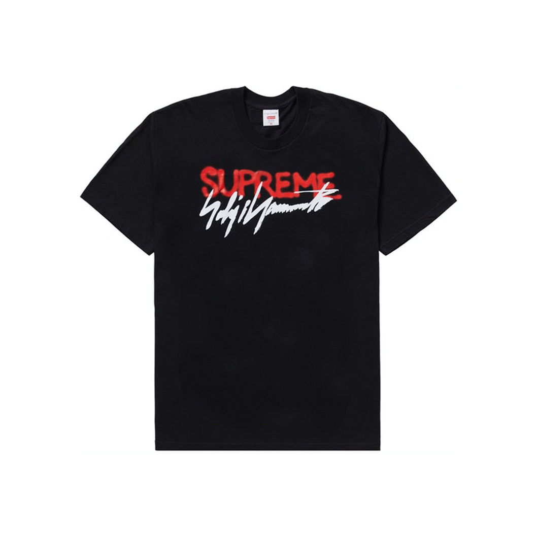 Supreme Yohji Yamamoto Logo Tee Black, Clothing- re:store-melbourne-Supreme