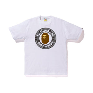 Bape ABC Busy Works Tee White/Black, Clothing- re:store-melbourne-Bape