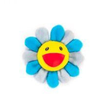 Takashi Murakami Flower Plush Pin Blue, Collectibles- dollarflexclub