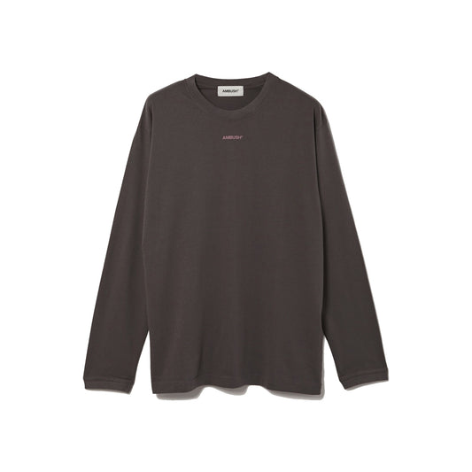 Ambush XL Logo Long Sleeve T-Shirt -Grey, Clothing- re:store-melbourne-Ambush