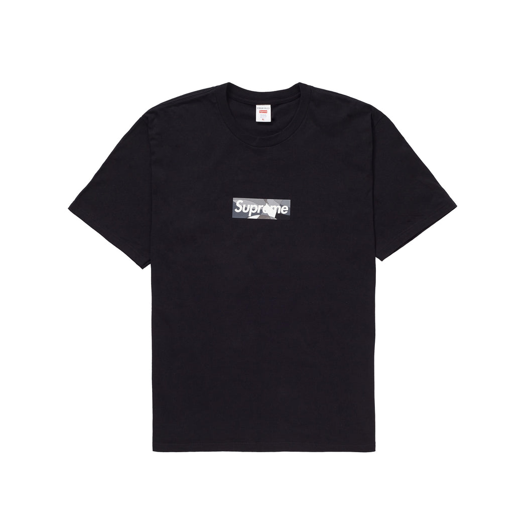 Supreme Emilio Pucci Box Logo Tee Black/Black, Clothing- re:store-melbourne-Supreme