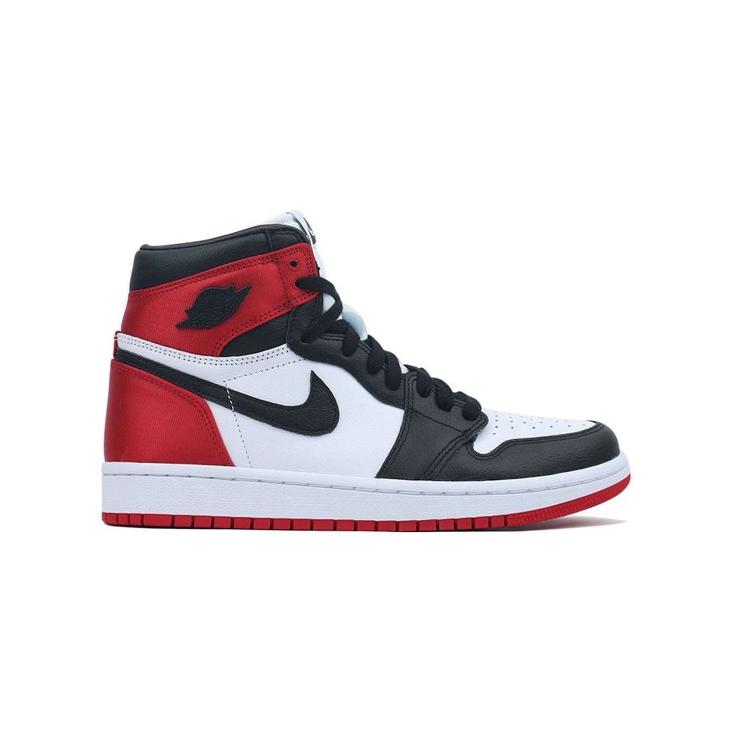 Jordan 1 Retro High Satin Black Toe (W), Shoe- dollarflexclub