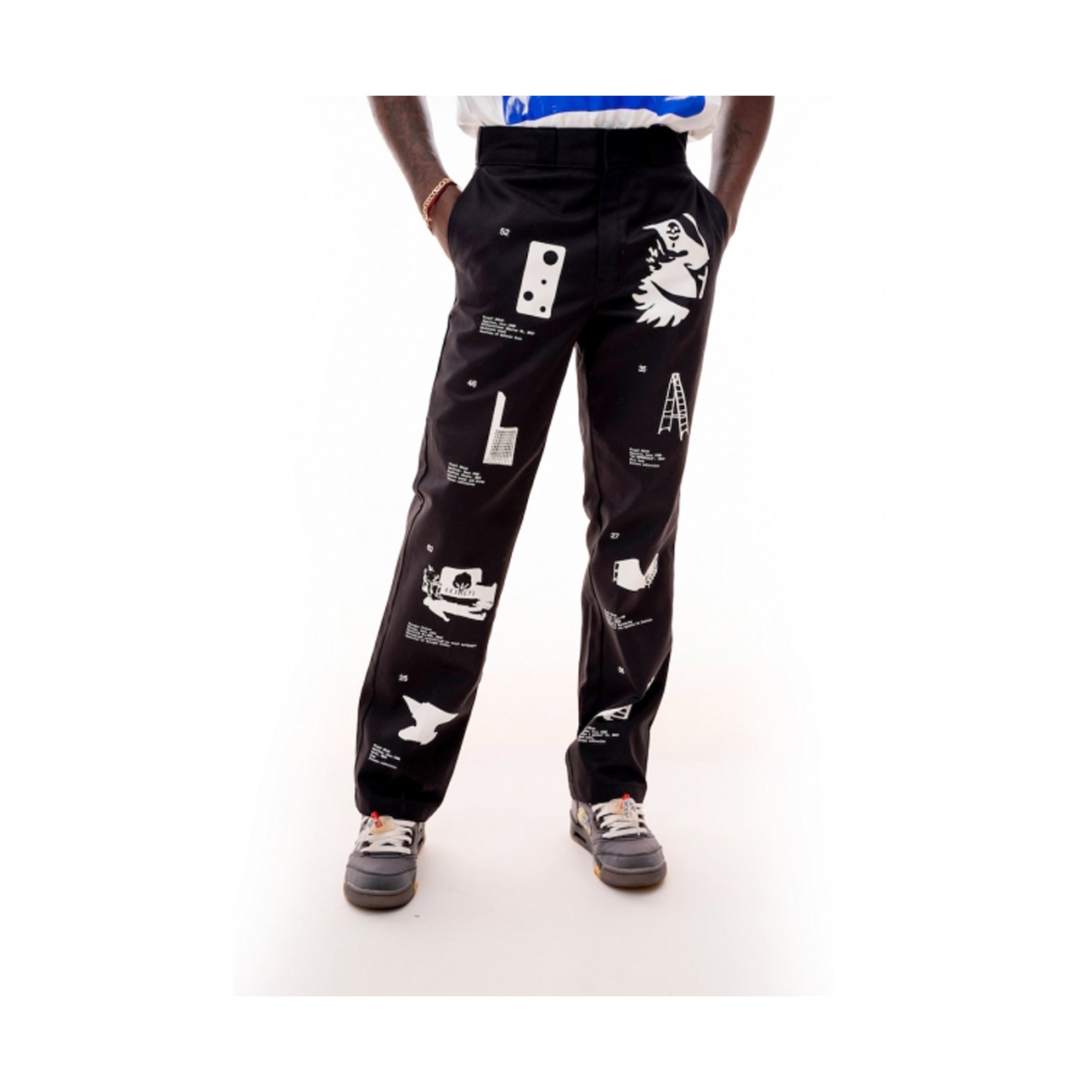 Virgil Abloh x Dickies x ICA “Work Pants” Streetwear Outfit