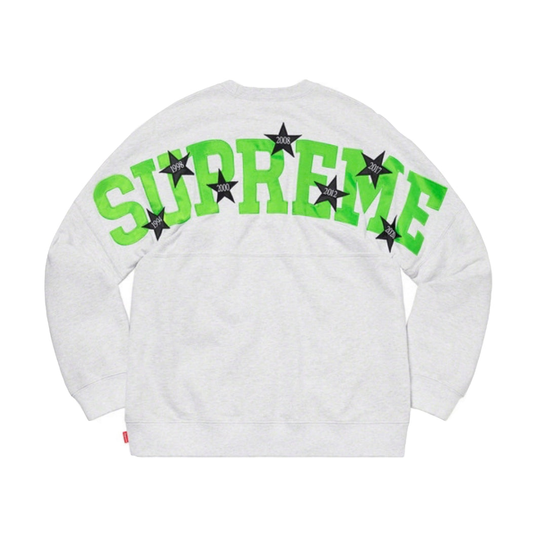 Supreme Stars Crewneck Grey, Clothing- re:store-melbourne-Supreme