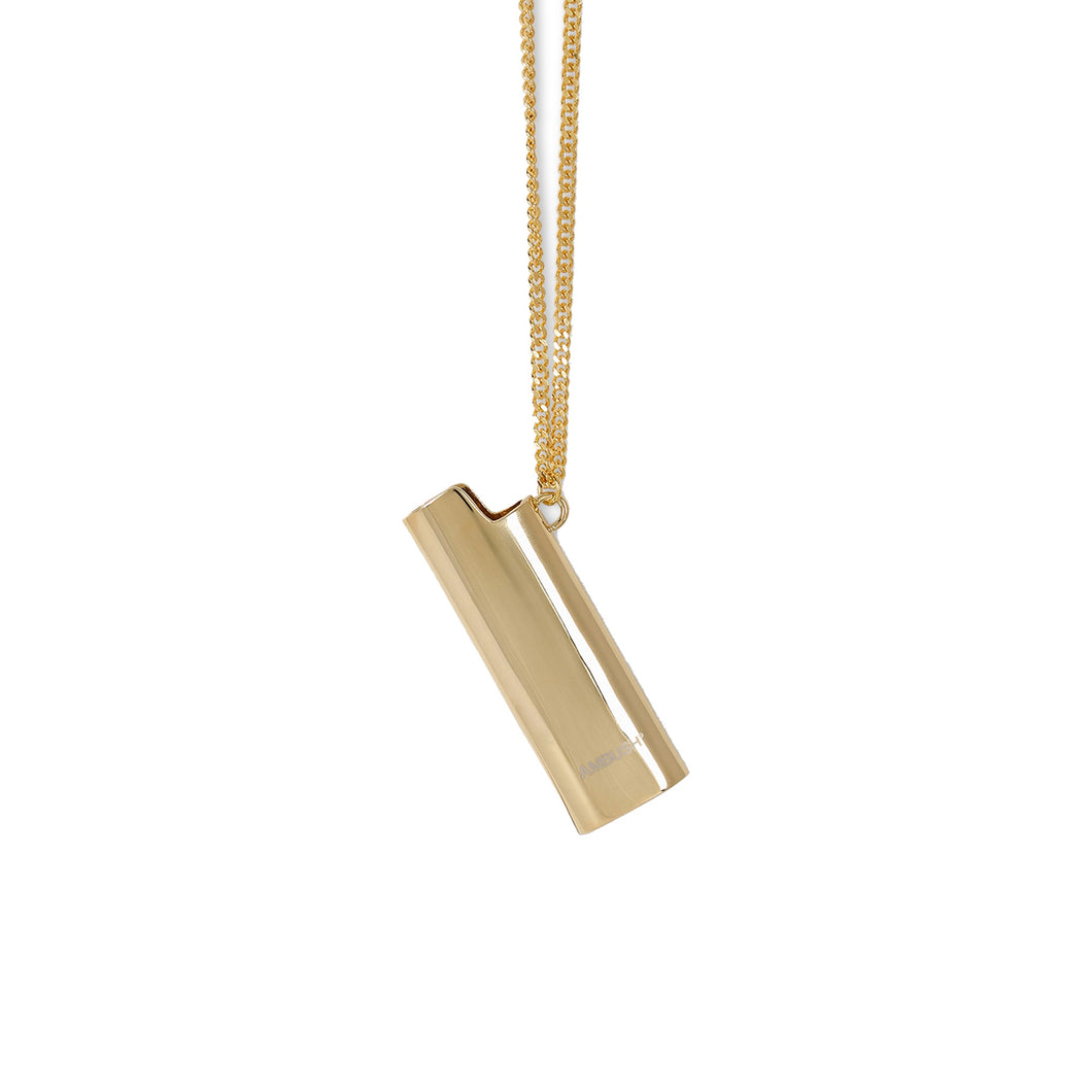 Ambush Lighter Case Necklace Gold, Accessories- dollarflexclub