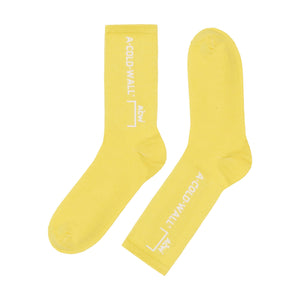 ACW Logo Socks-Yellow, Accessories- dollarflexclub