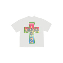 Load image into Gallery viewer, Kanye West AWGE for JIK Cross T-Shirt White, Clothing- dollarflexclub
