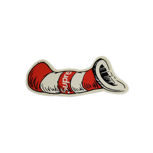 Cat in the hat Sticker, Sticker- dollarflexclub