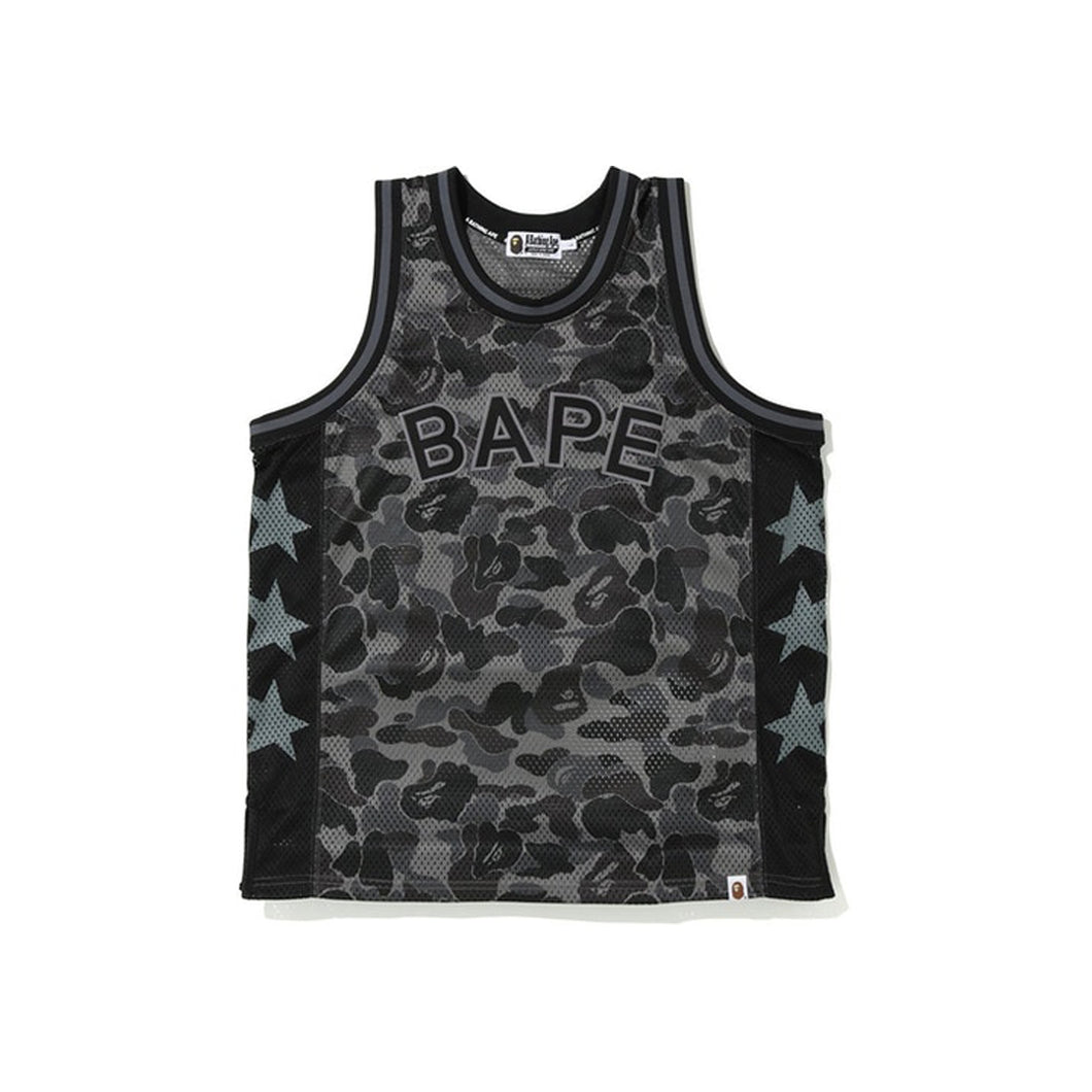 BAPE ABC Basketball Tank Top Black, Clothing- re:store-melbourne-Bape