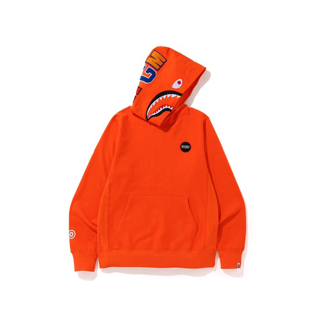 BAPE Shark Emblem Pullover Hoodie Orange, Clothing- re:store-melbourne-Bape