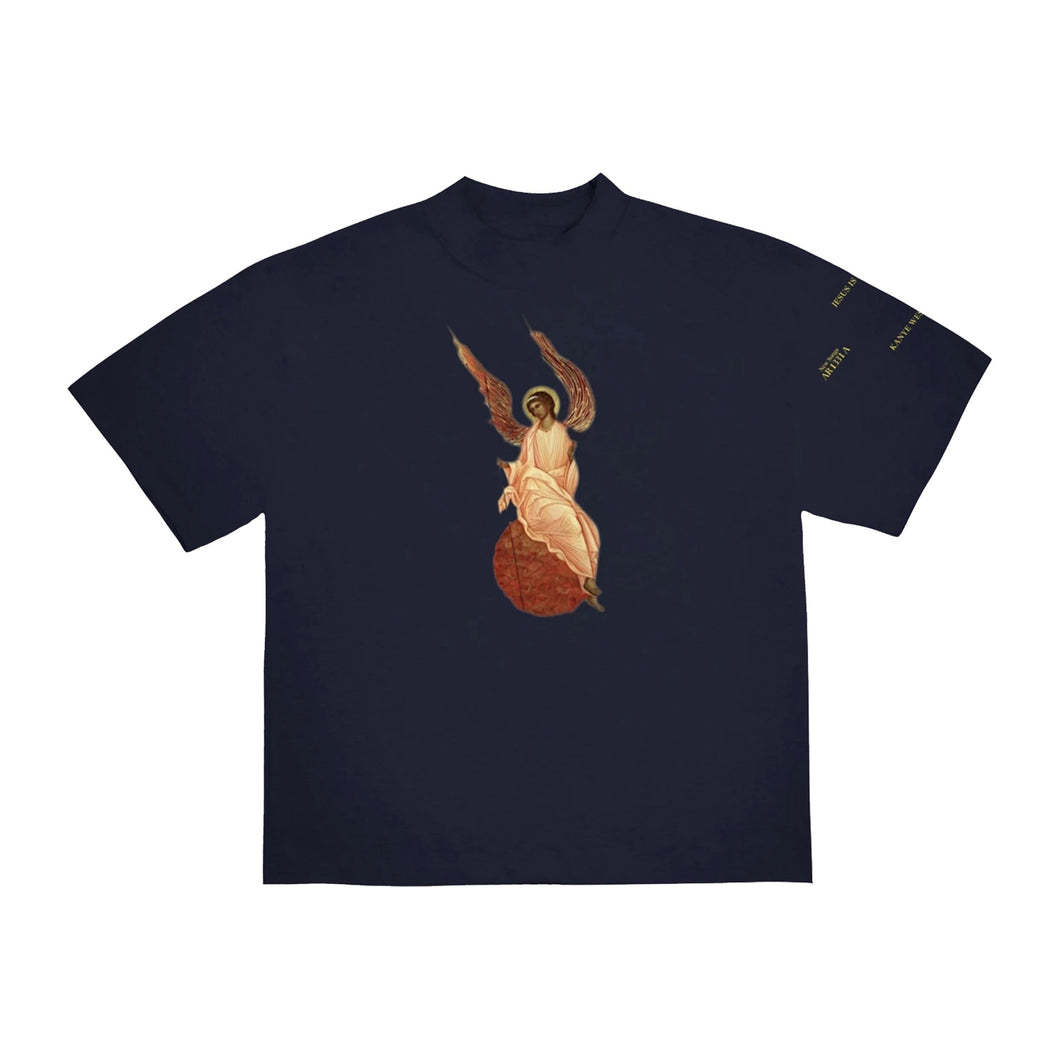 Kanye West Jesus Is King Archangel II T-Shirt Navy, Clothing- re:store-melbourne-Kanye West