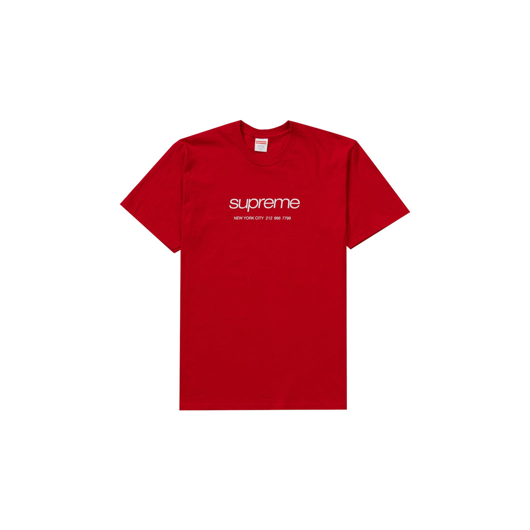 Supreme Shop Tee Red, Clothing- dollarflexclub