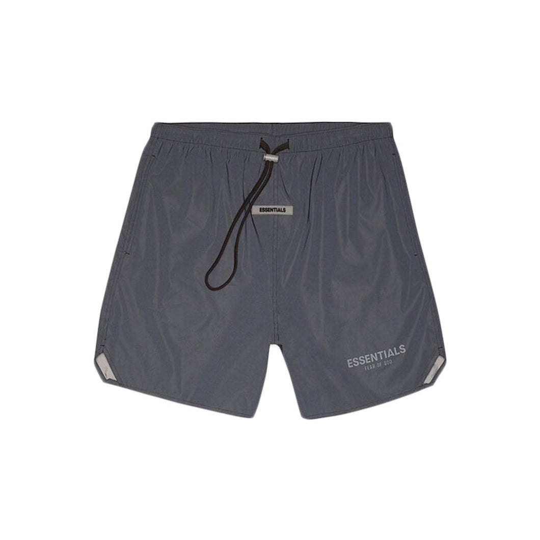 Fear of God Essentials Volley Shorts Black Reflective, Clothing- re:store-melbourne-Fear of God Essentials