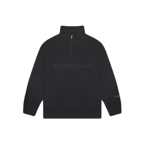 Fear of God Essentials Half Zip Pullover Sweater Dark Slate/Stretch Limo/Black, Clothing- re:store-melbourne-Fear of God Essentials