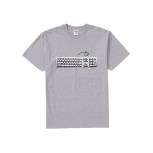 Supreme Keyboard Tee - Heather Grey, Clothing- re:store-melbourne-Supreme