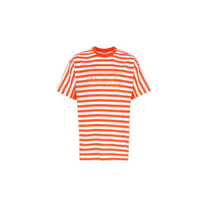 Martine Rose Orange Stripped Tee, Clothing- dollarflexclub