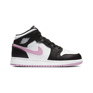 Jordan 1 Mid White Black Light Arctic Pink (GS), Shoe- re:store-melbourne-Nike Jordan