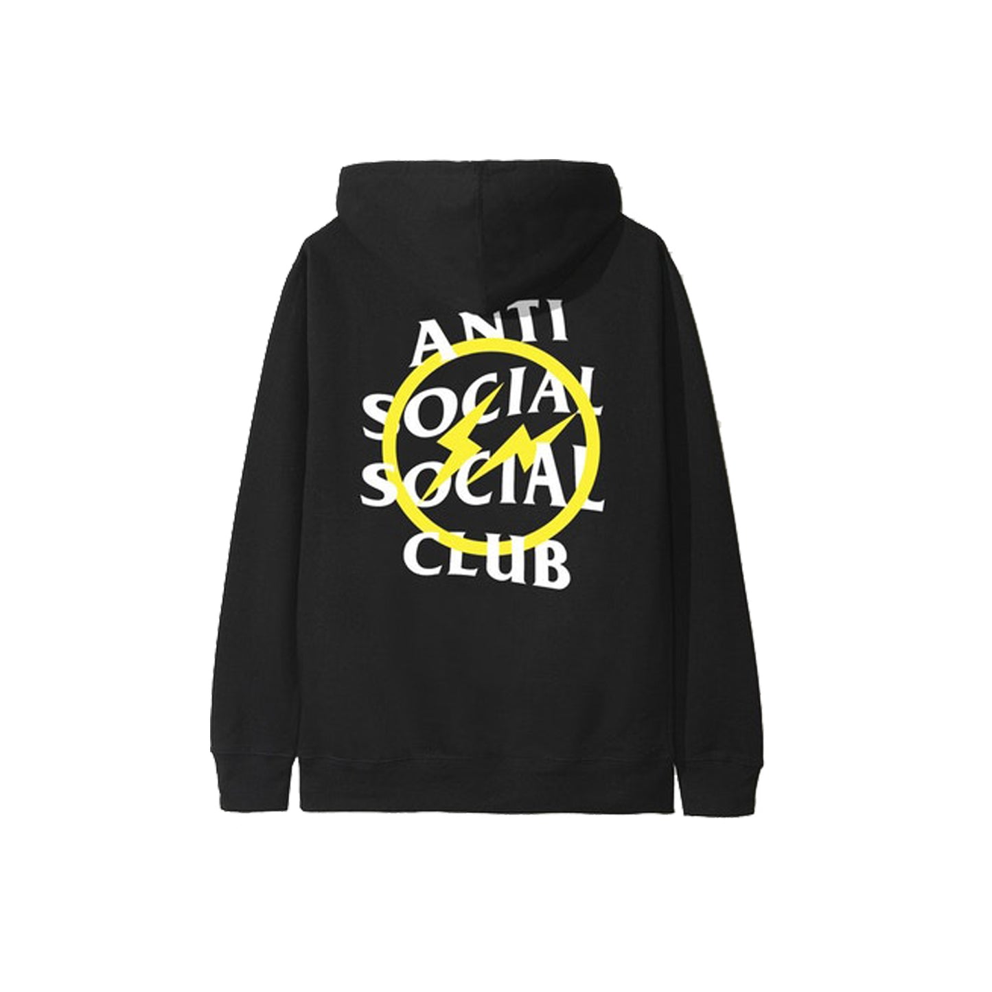 ASSC x Fragment Hoodie Yellow Bolt, Clothing- dollarflexclub