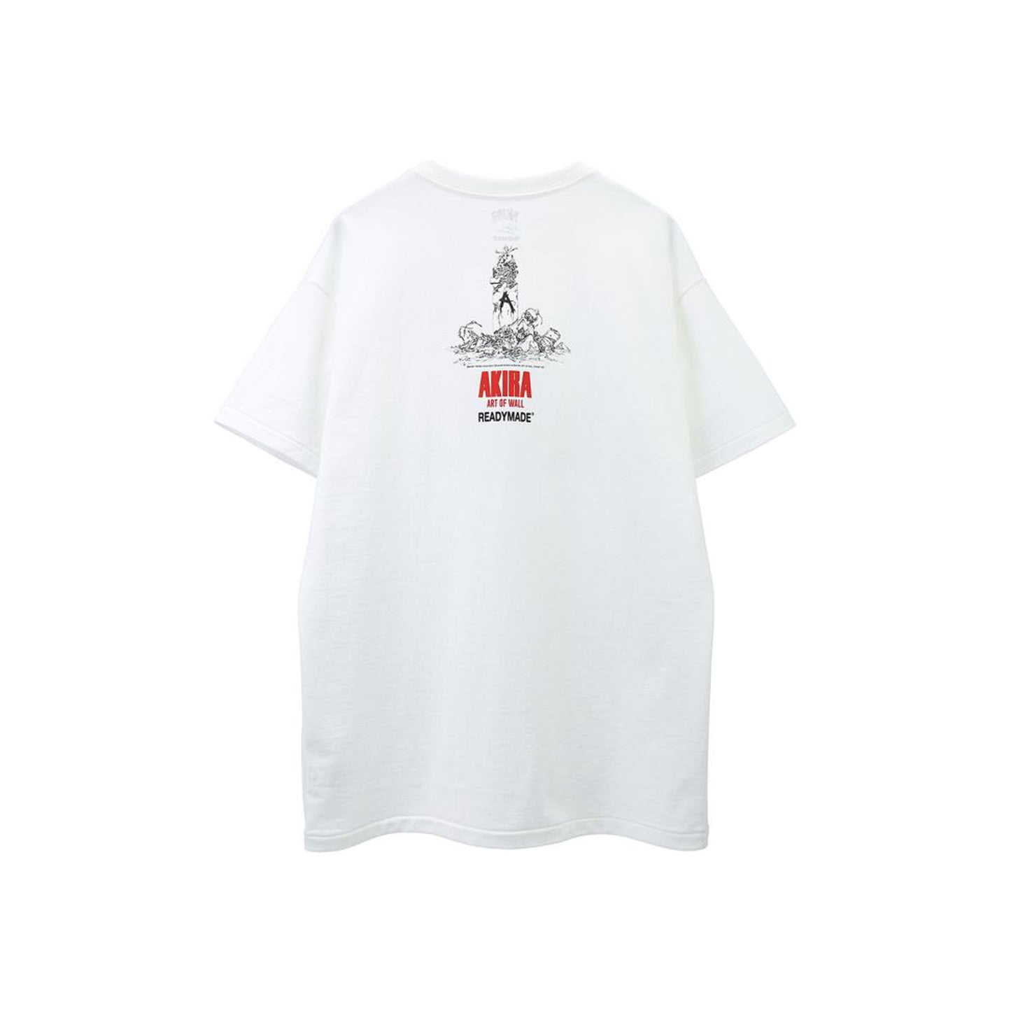 ReadyMade x Akira Art of Wall Tee - White #1, Clothing- dollarflexclub