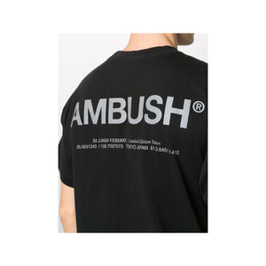 Ambush XL Logo T-Shirt (Reflective) -Black, Clothing- re:store-melbourne-Ambush