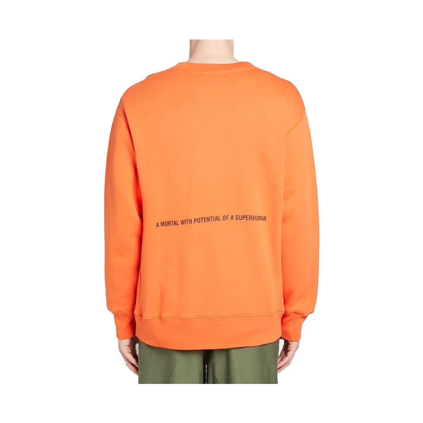 Ambush AW19 Crewneck Sweatshirt - Orange, Clothing- dollarflexclub