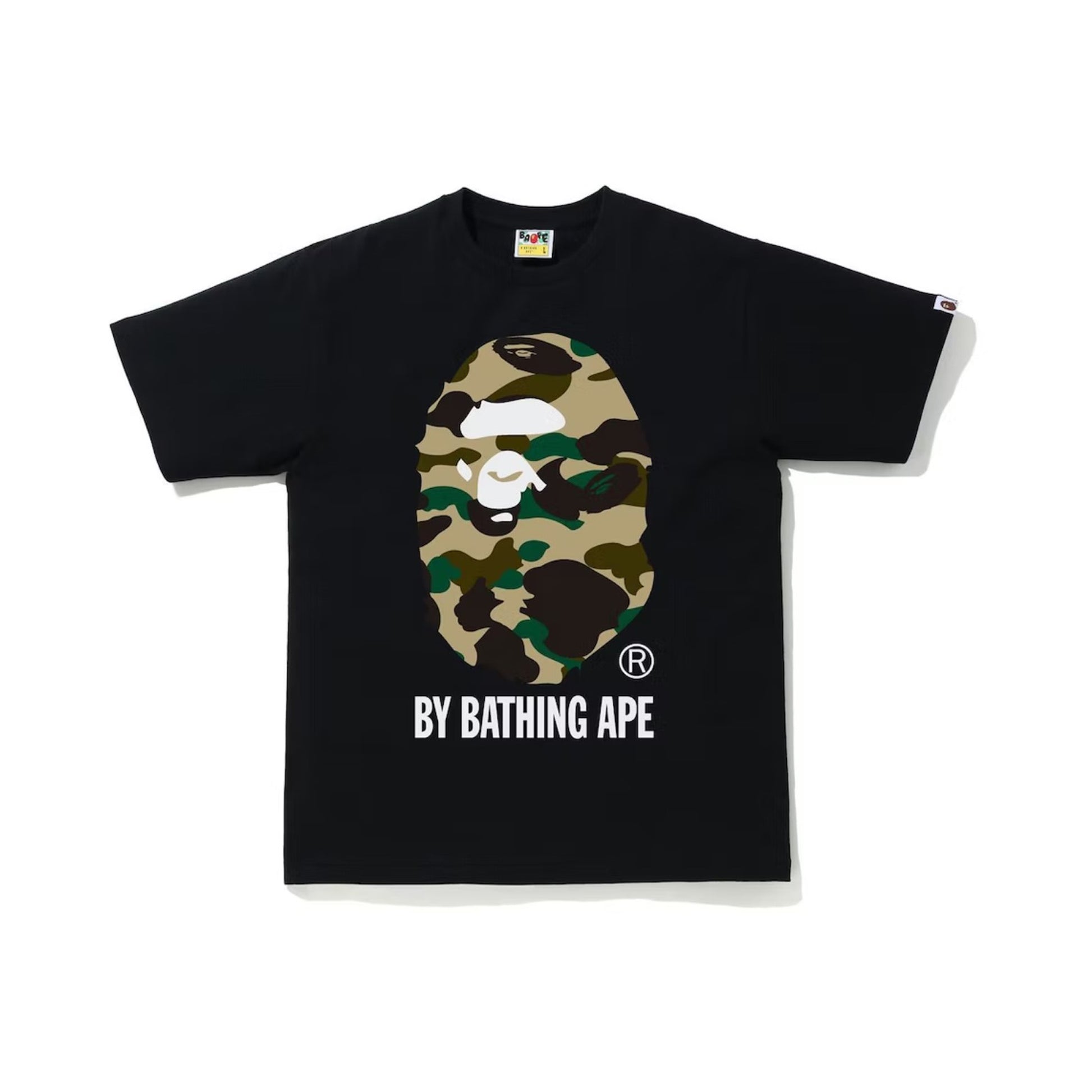 BAPE 1st Camo By Bathing Ape Tee (FW21) Black/Yellow, Clothing- re:store-melbourne-Bape