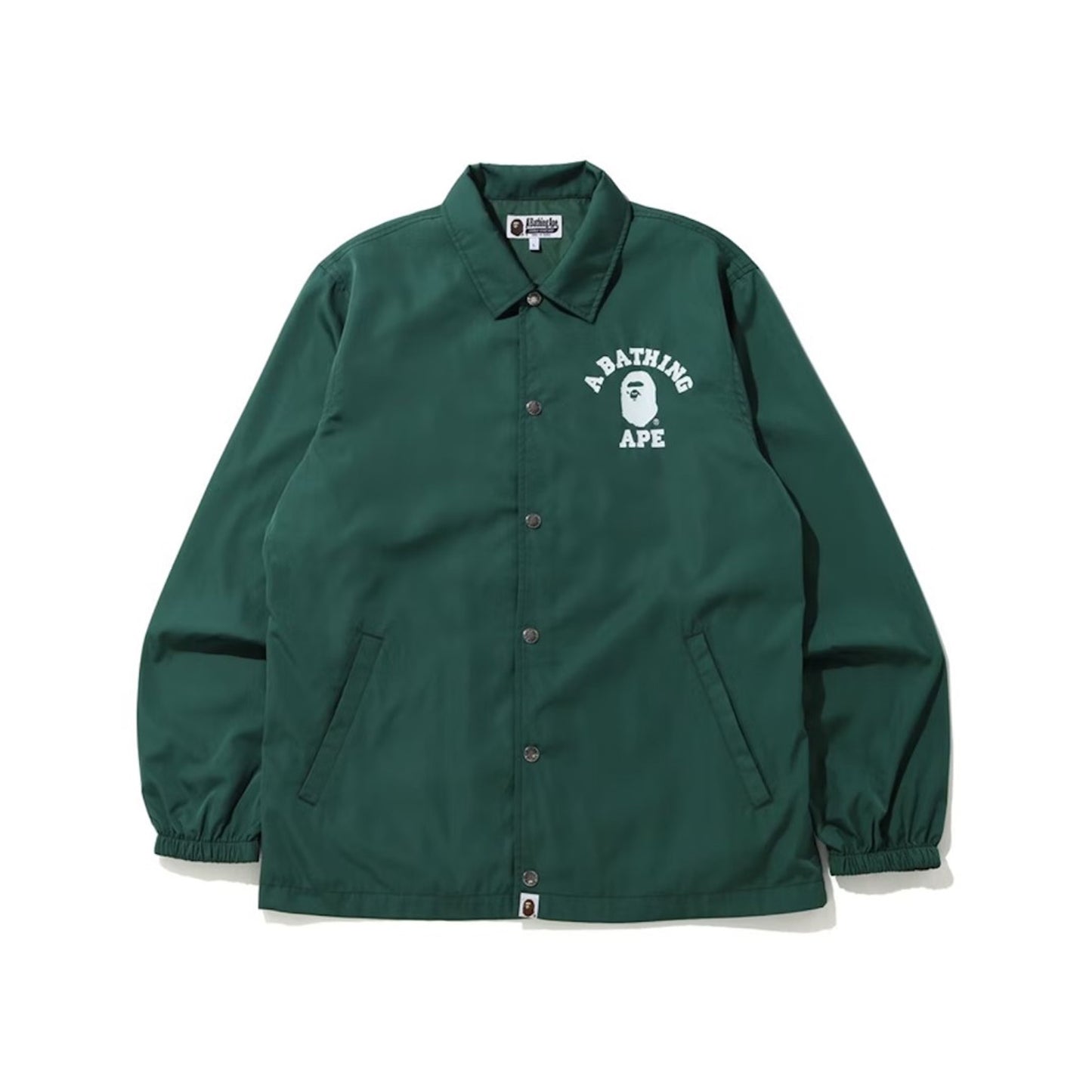 BAPE College Coach Jacket Green, Clothing- re:store-melbourne-Bape