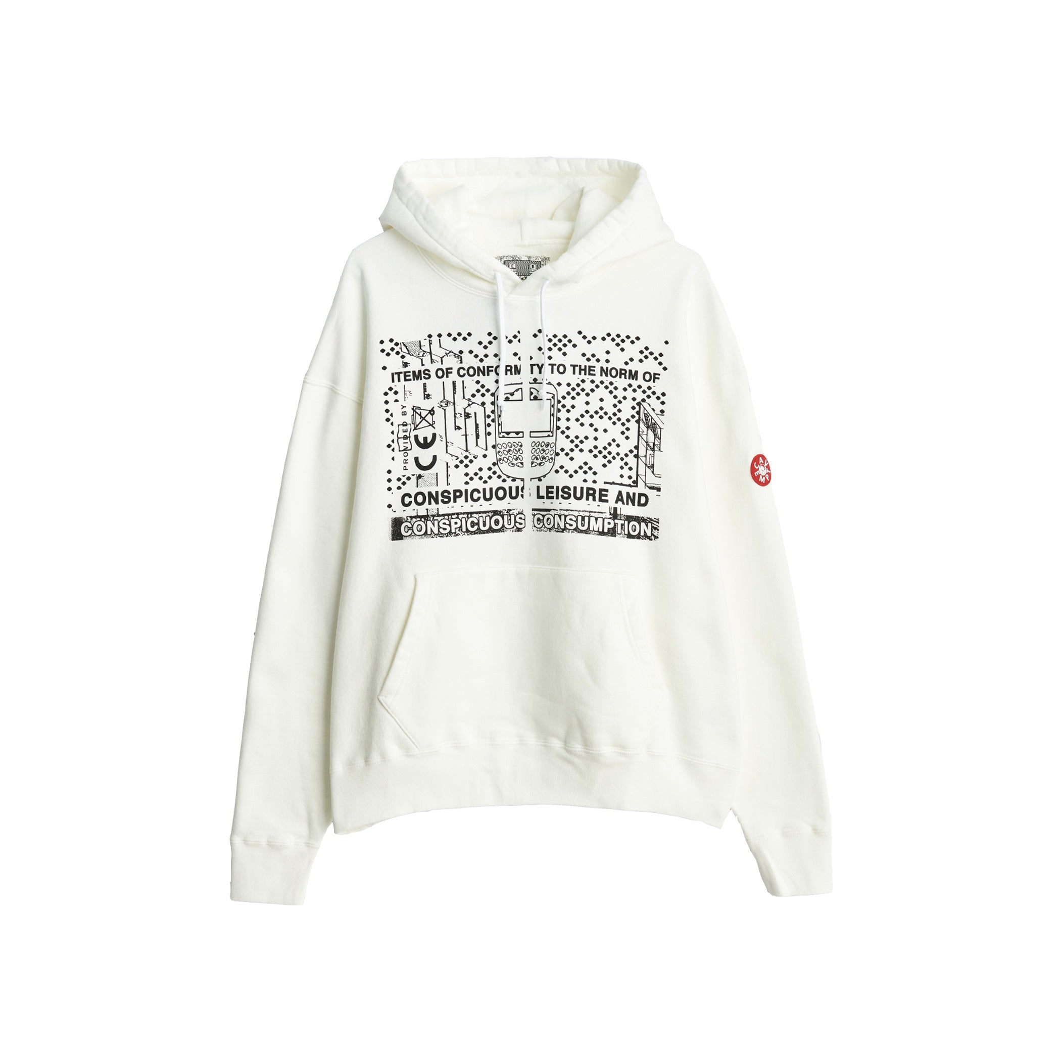 Cav Empt C.E. Consumption Heavy Hoodie - White – Re:Store Melbourne