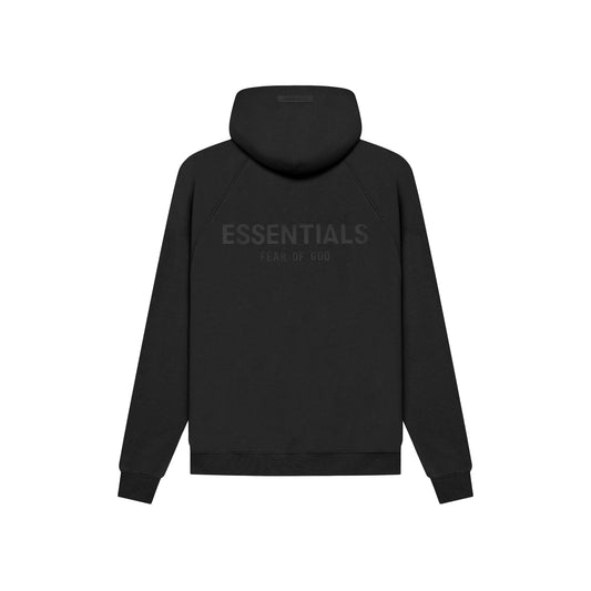 Fear of God Essentials Pull-Over Hoodie (SS21) Black/Stretch Limo, Clothing- re:store-melbourne-Fear of God Essentials