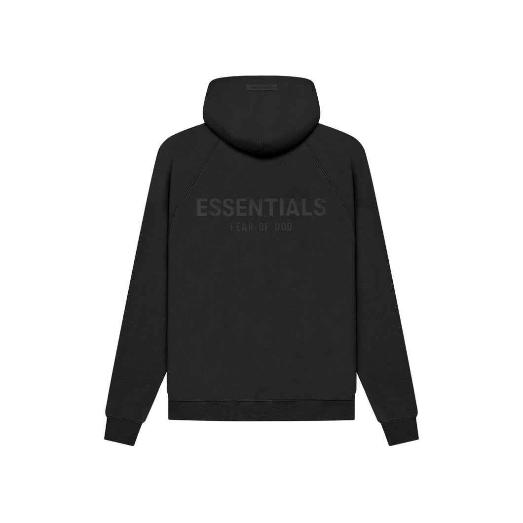 Fear of God Essentials Pull-Over Hoodie (SS21) Black/Stretch Limo, Clothing- re:store-melbourne-Fear of God Essentials