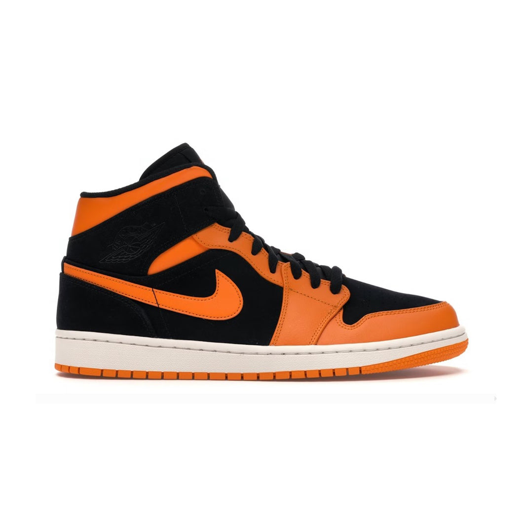 Jordan 1 Mid Black Orange Peel (Replacement box), Shoe- re:store-melbourne-Nike Jordan